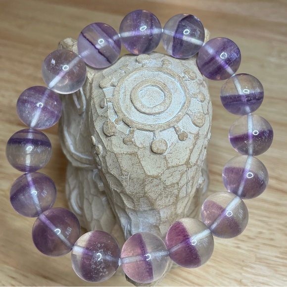 Jewelry - Fluorite Purple Banding 13mm